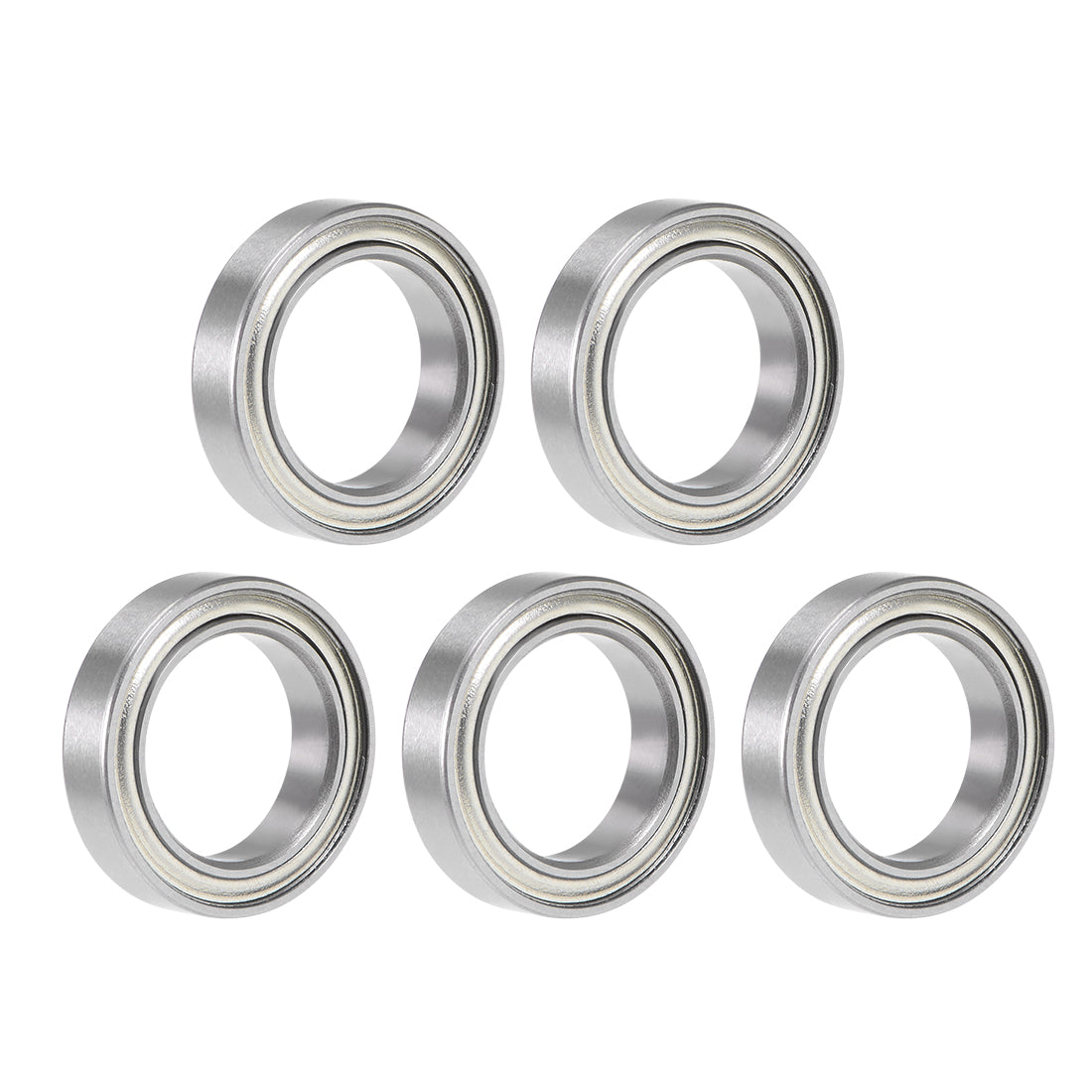 uxcell Uxcell Deep Groove Ball Bearing Thin Section Double Shield Chrome Steel