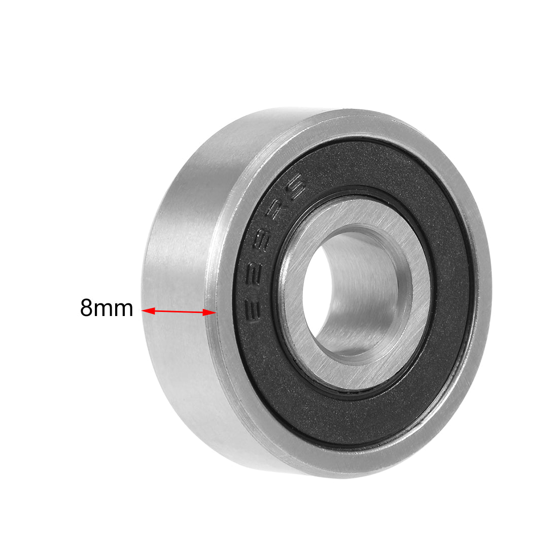 uxcell Uxcell Deep Groove Ball Bearings Metric Double Seal Chrome Steel ABEC1 Z1