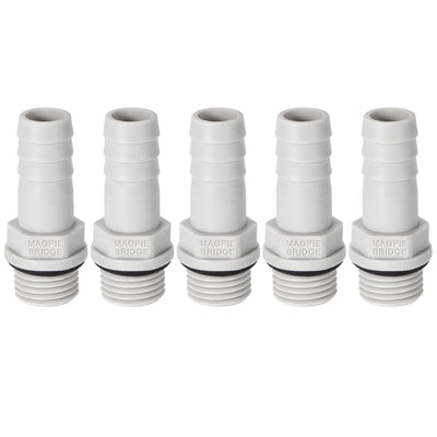 Harfington PVC Barb Hose Fitting Connectors Adapter Barbed x Male Pipe