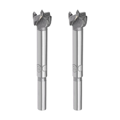 Harfington Forstner Wood Boring Drill Bits Hole Saw Carbide Tip Hexagon Shank Cutting for Hinge Plywood MDF Tool