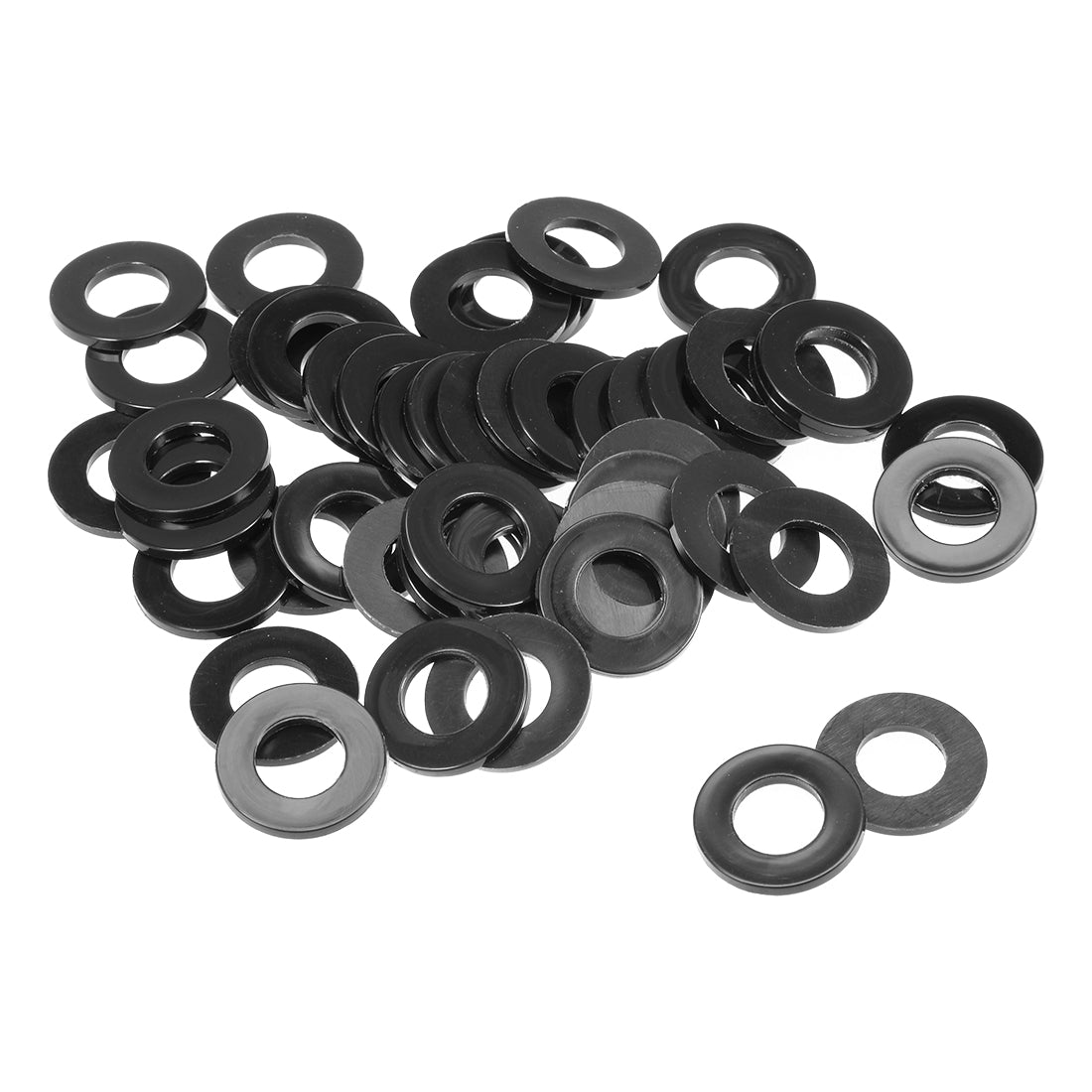 uxcell Uxcell Nylon Flat Washers for Screws Bolts 50PCS