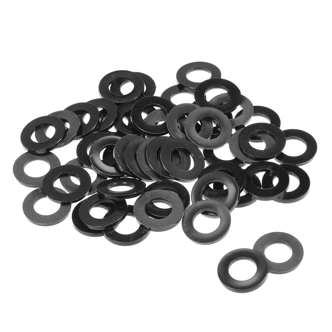 uxcell Uxcell Nylon Flat Washers for Screws Bolts 50PCS