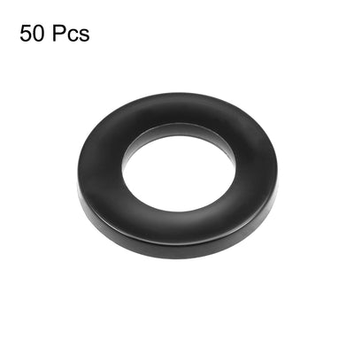 Harfington Uxcell Nylon Flat Washers for Screws Bolts 50PCS