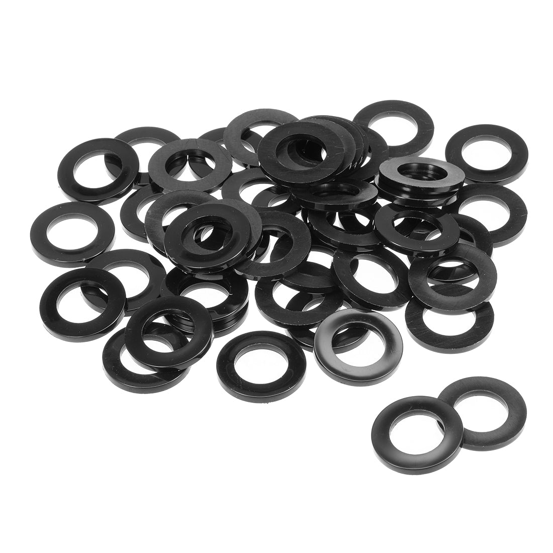 uxcell Uxcell Nylon Flat Washers for Screws Bolts 50PCS