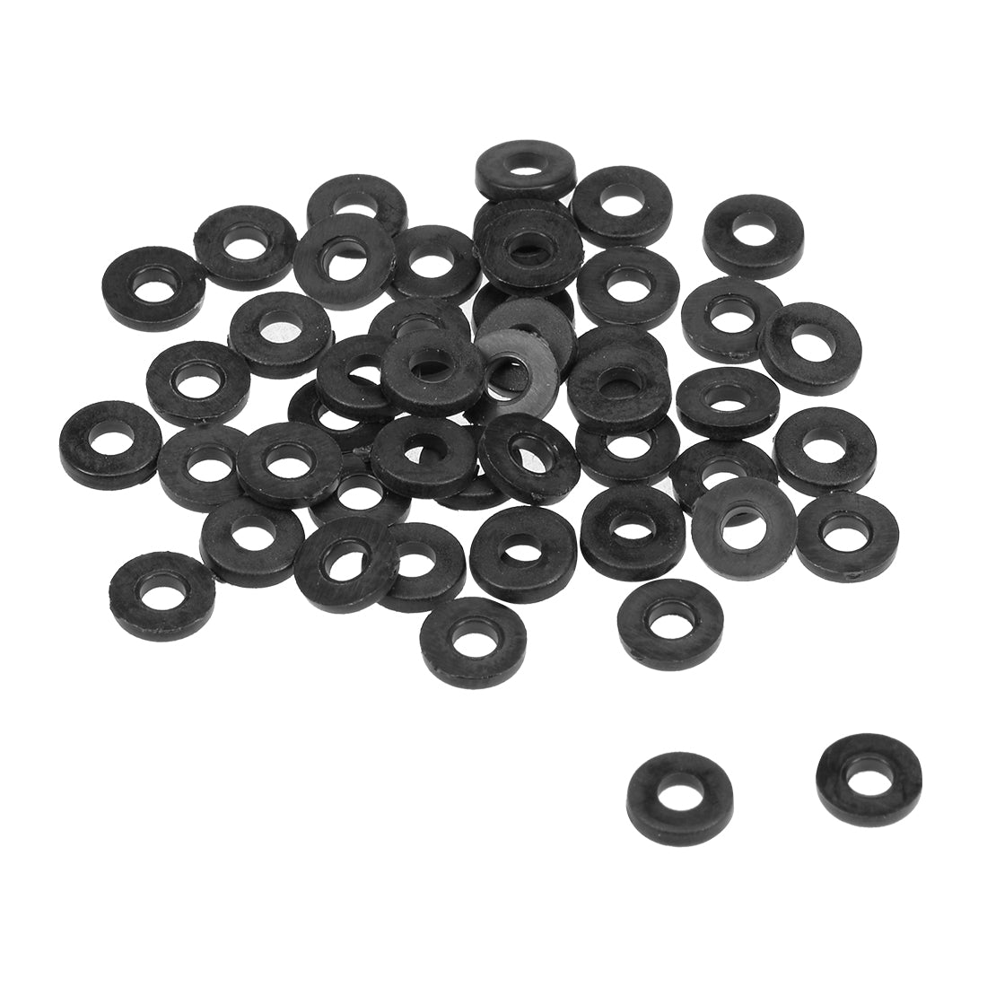 uxcell Uxcell Nylon Flat Washers for Screws Bolts 50PCS