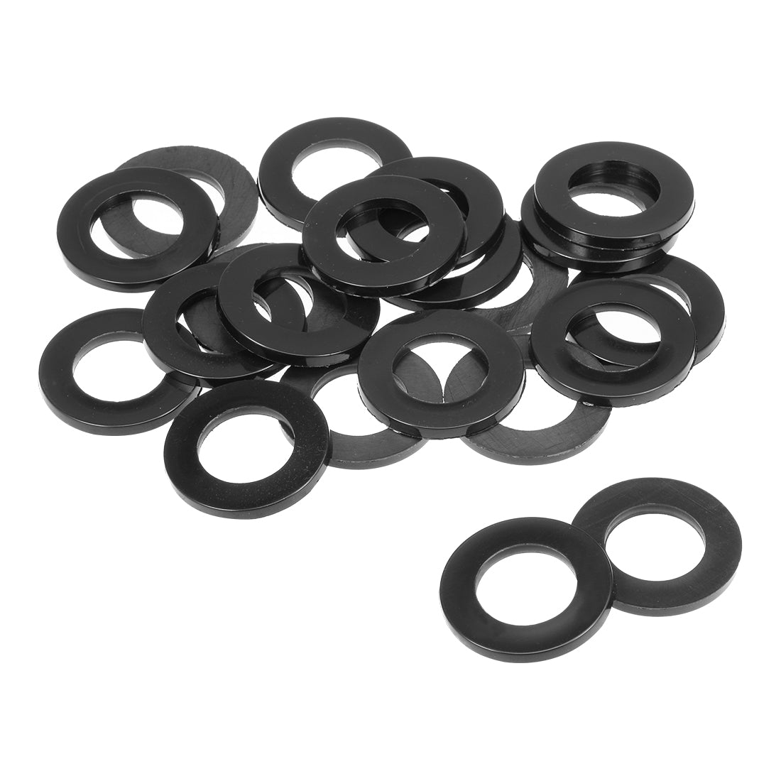 uxcell Uxcell Nylon Flat Washers for Screws Bolts 50PCS