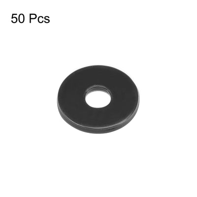 Harfington Uxcell Nylon Flat Washers for Screws Bolts 50PCS