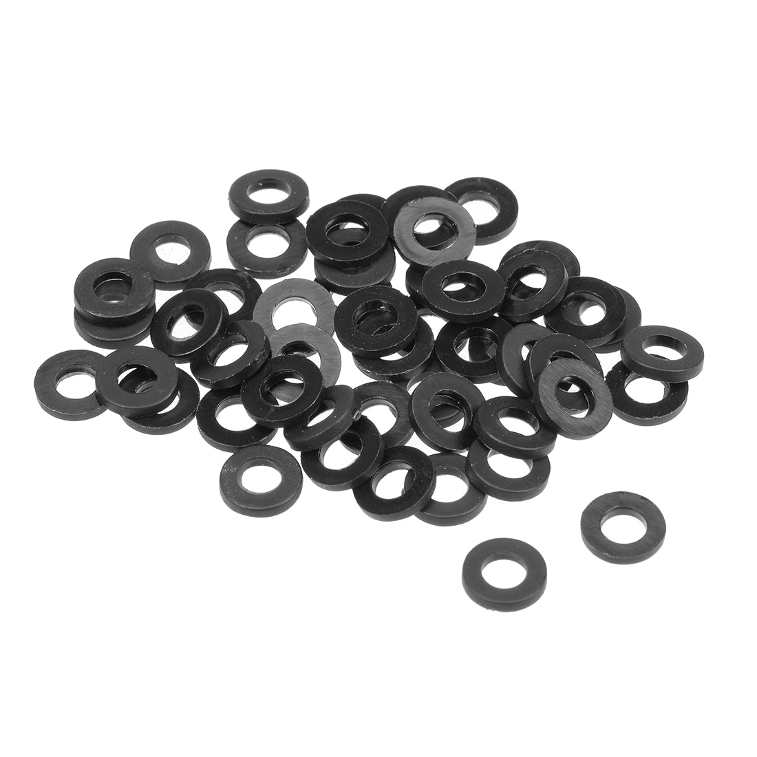 uxcell Uxcell Nylon Flat Washers for Screws Bolts 50PCS