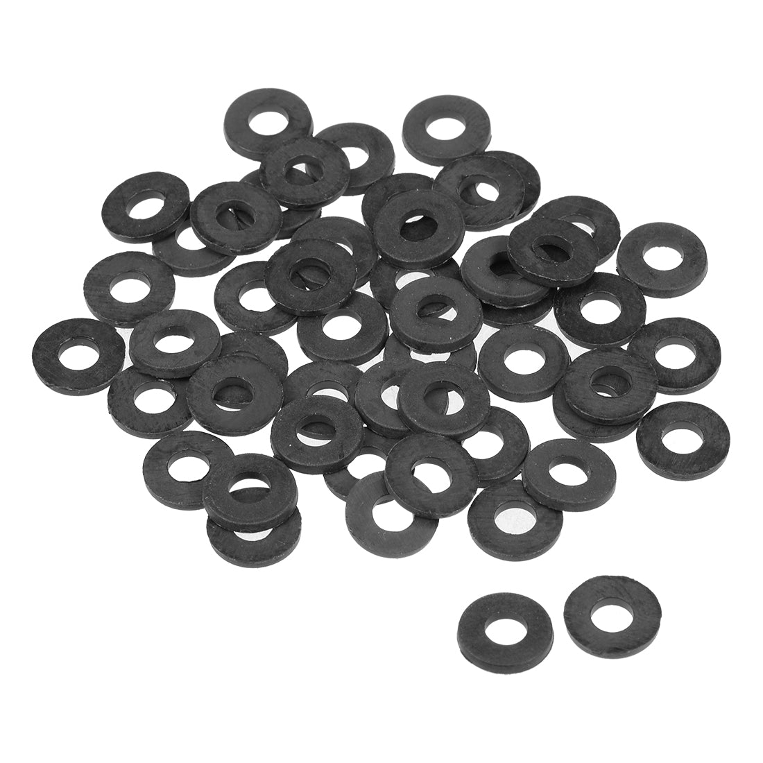 uxcell Uxcell Nylon Flat Washers for Screws Bolts 50PCS