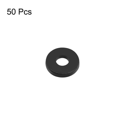 Harfington Uxcell Nylon Flat Washers for Screws Bolts 50PCS