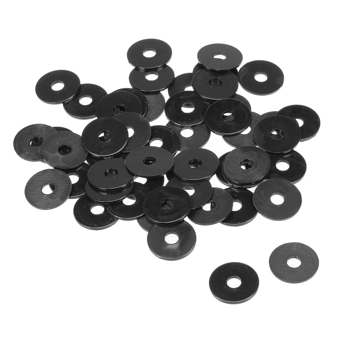 uxcell Uxcell Nylon Flat Washers for Screws Bolts 50PCS