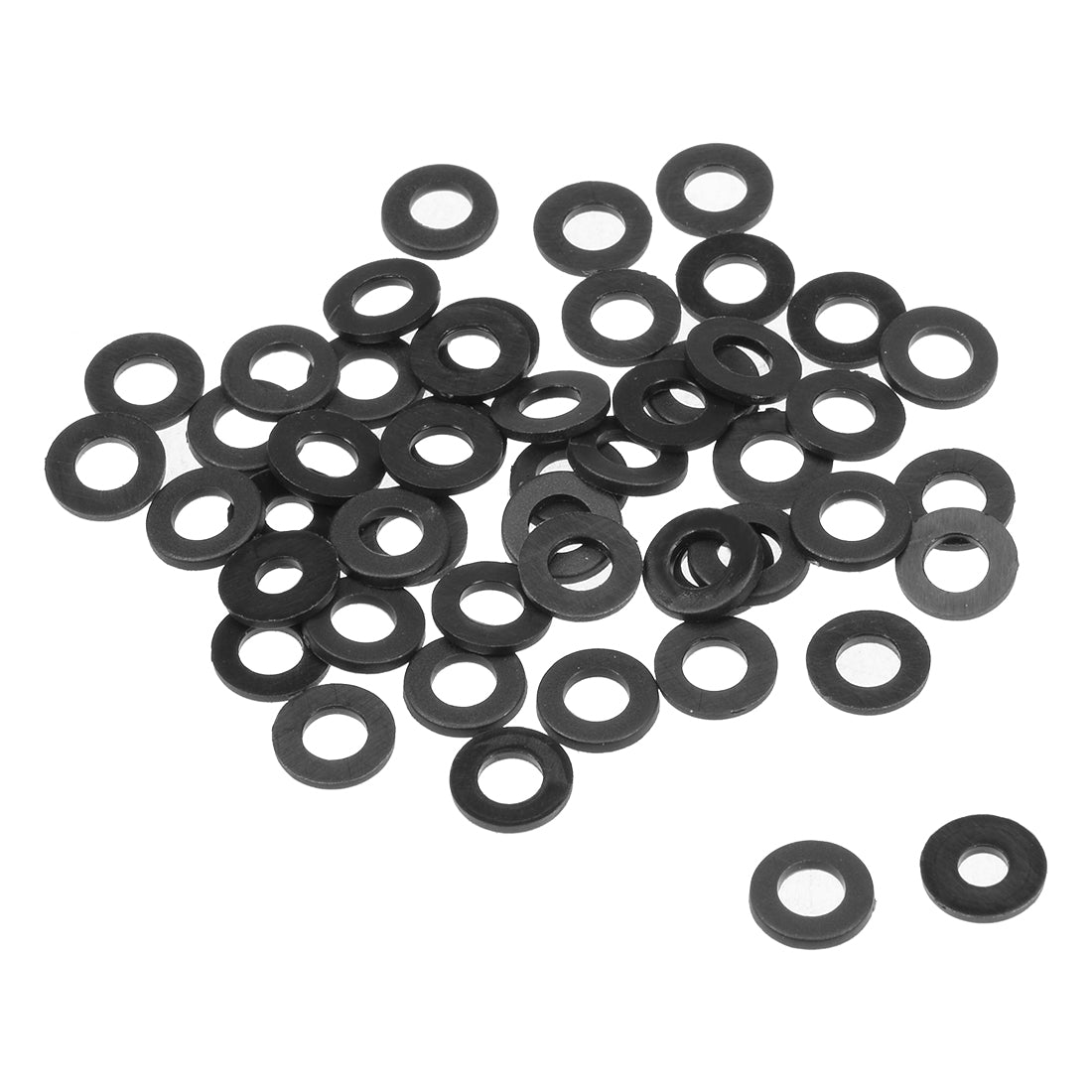 uxcell Uxcell Nylon Flat Washers for Screws Bolts 50PCS