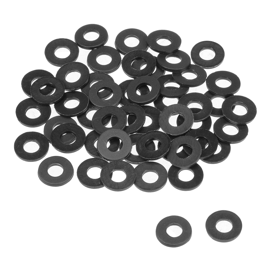 uxcell Uxcell Nylon Flat Washers for Screws Bolts 50PCS