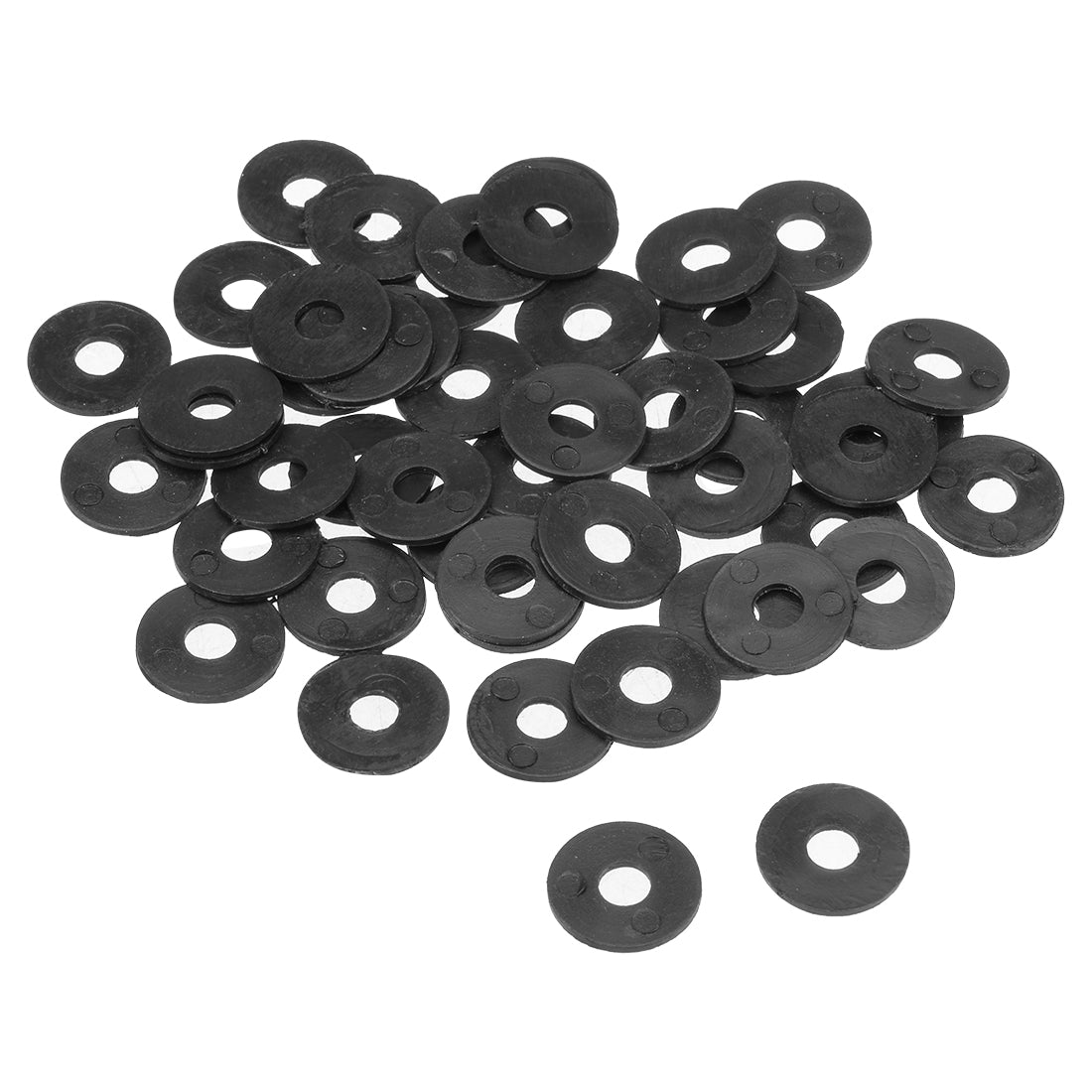 uxcell Uxcell Nylon Flat Washers for Screws Bolts 50PCS