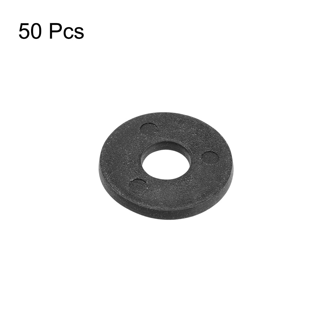 uxcell Uxcell Nylon Flat Washers for Screws Bolts 50PCS