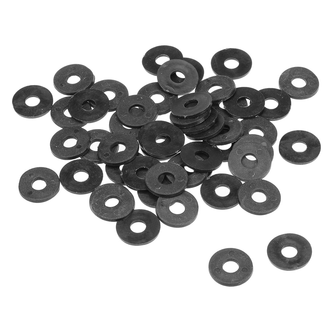 uxcell Uxcell Nylon Flat Washers for Screws Bolts 50PCS