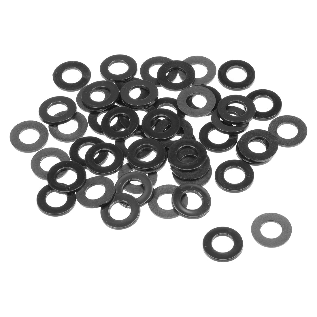 uxcell Uxcell Nylon Flat Washers for Screws Bolts 50PCS