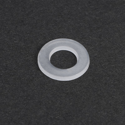 Harfington Uxcell White Nylon Flat Washers for Screws Bolts 50PCS