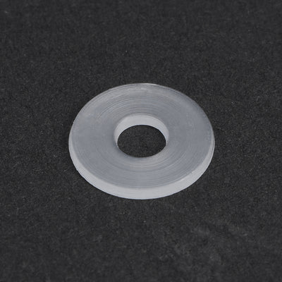 Harfington Uxcell White Nylon Flat Washers for Screws Bolts 50PCS