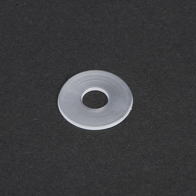 Harfington Uxcell White Nylon Flat Washers for Screws Bolts 50PCS