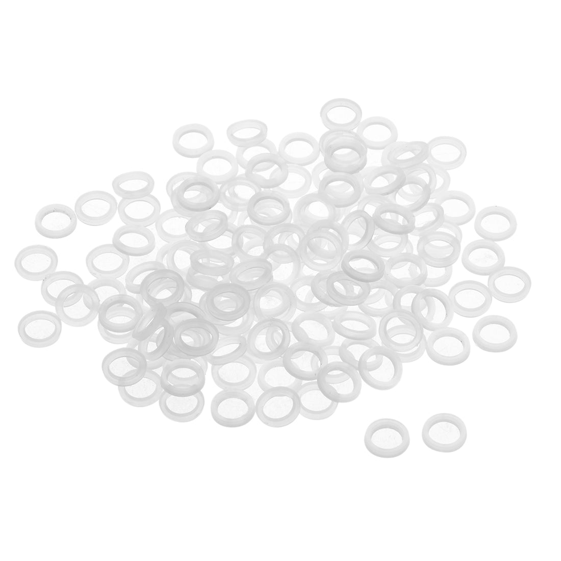 uxcell Uxcell White Nylon Flat Washers for Screws Bolts 200PCS