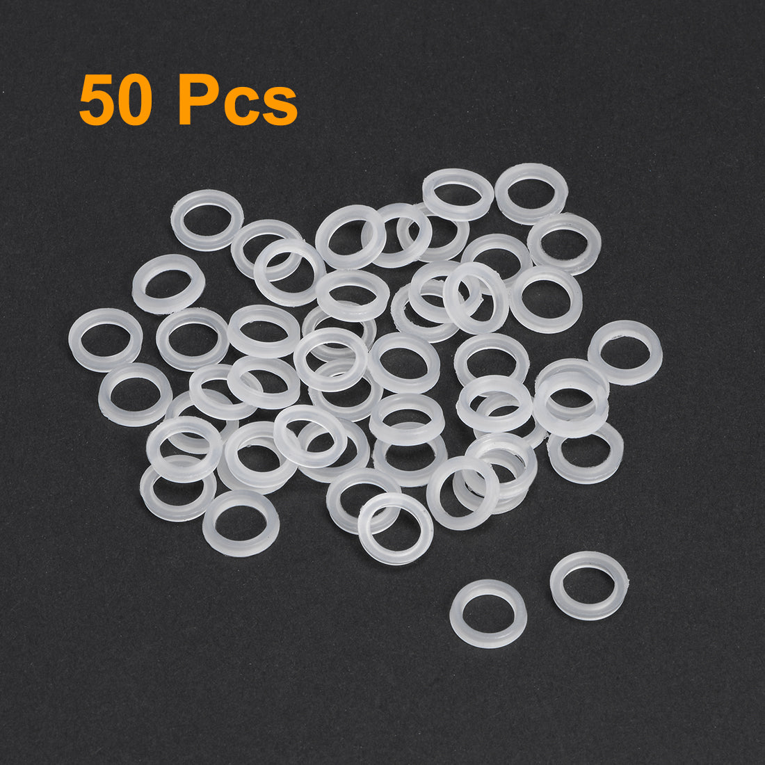 uxcell Uxcell White Nylon Flat Washers for Screws Bolts 50PCS