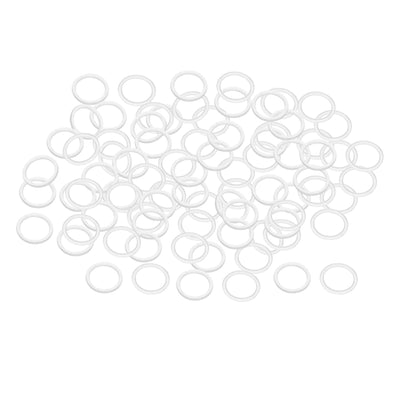 Harfington Uxcell White Nylon Flat Washers for Screws Bolts 200PCS