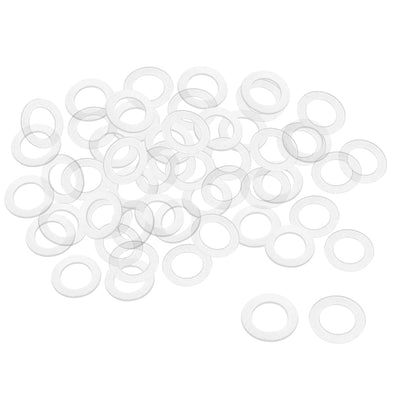 Harfington Uxcell White Nylon Flat Washers for Screws Bolts 200PCS