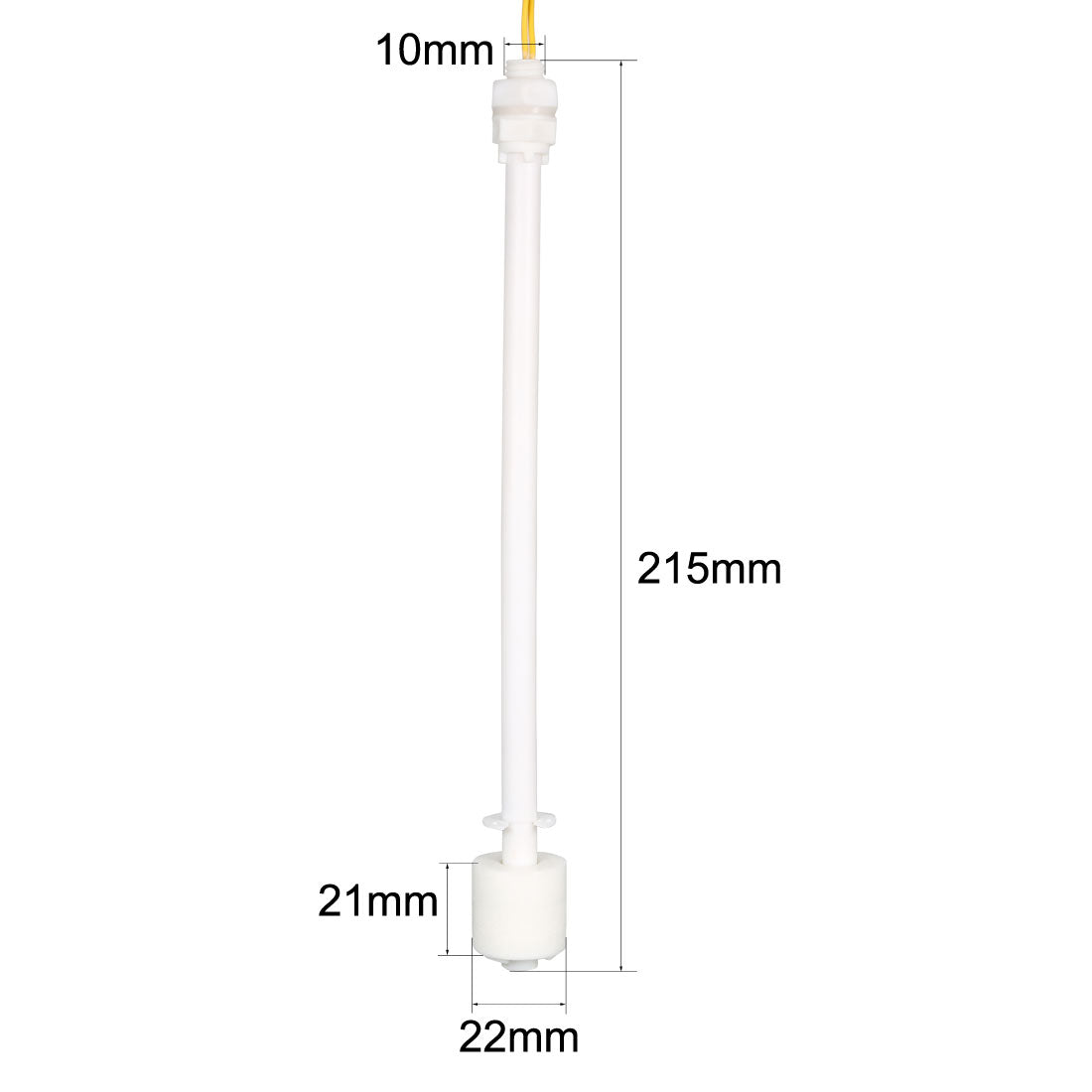 uxcell Uxcell PP Float Switch 215mm Fish Tank Vertical Liquid Water Level Sensor Plastic