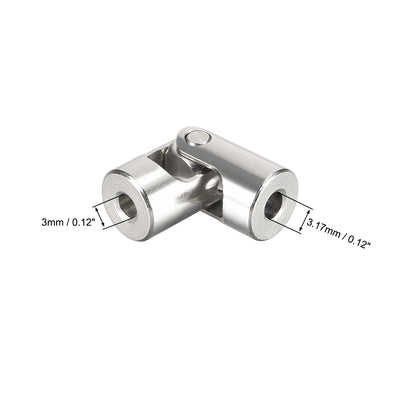 Harfington Uxcell drehbare Universal Wellenkupplung Verbindungskupplung L23XD9 2mm bis 3mm