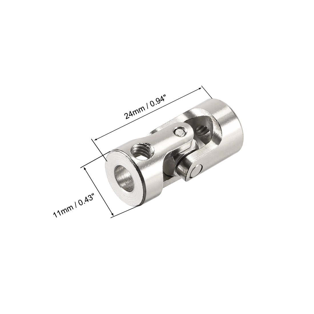 Uxcell Uxcell drehbare Universal Lenkwellenkuppler Motorgelenkkupplung 3 bis 3mm L23XD9