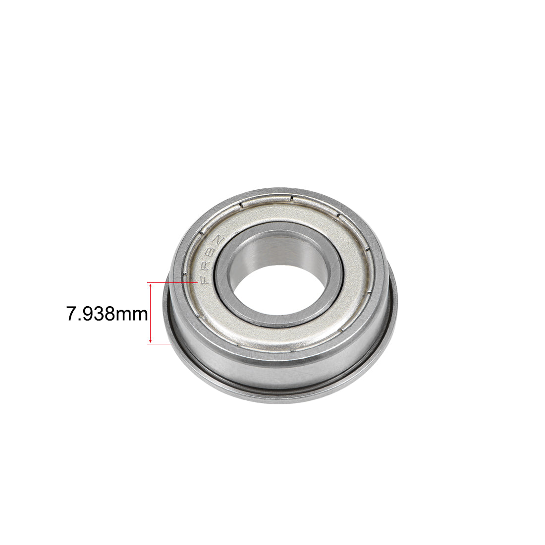 uxcell Uxcell Flange Deep Groove Ball Bearings Inch Double Shielded Chrome Steel