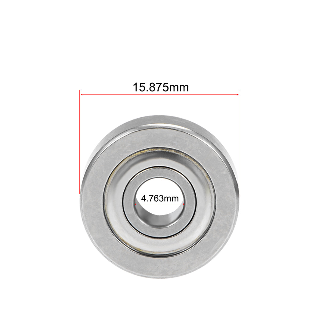 uxcell Uxcell Deep Groove Ball Bearings Inch Double Shield Chrome Steel ABEC1 Z1