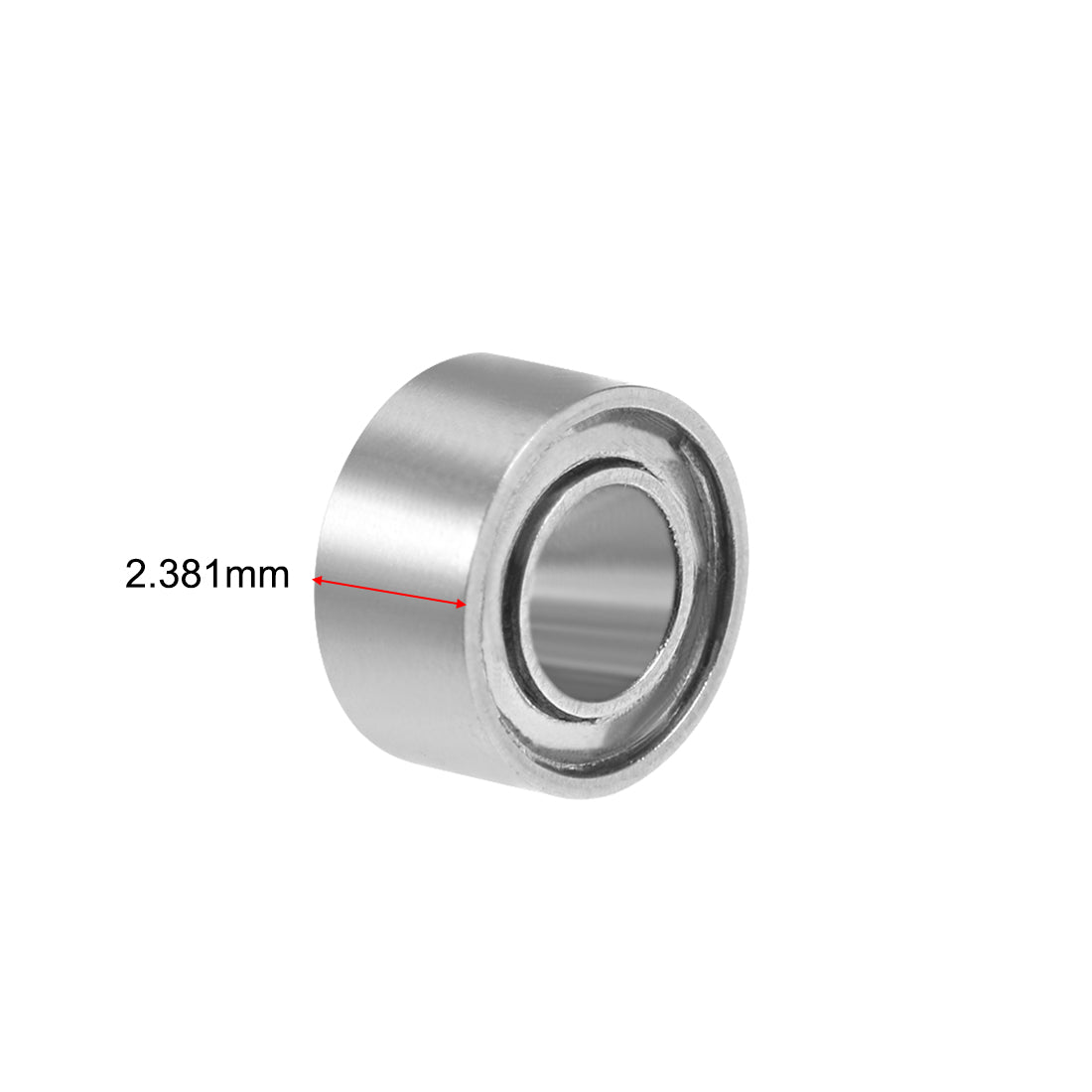 uxcell Uxcell Deep Groove Ball Bearings Inch Double Shield Chrome Steel ABEC1 Z1