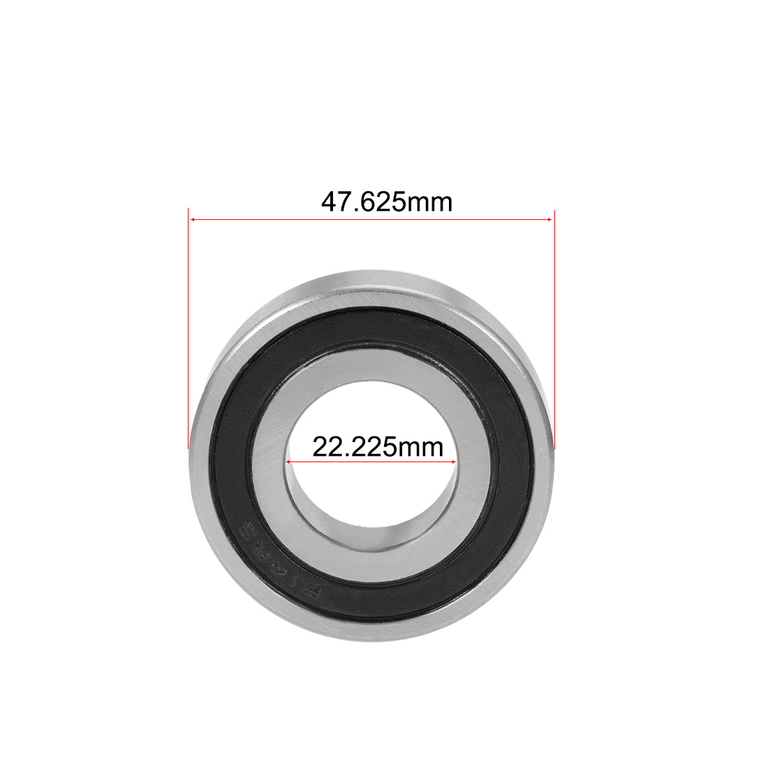 uxcell Uxcell Deep Groove Ball Bearings Inch Double Seal Chrome Steel ABEC1 Z1