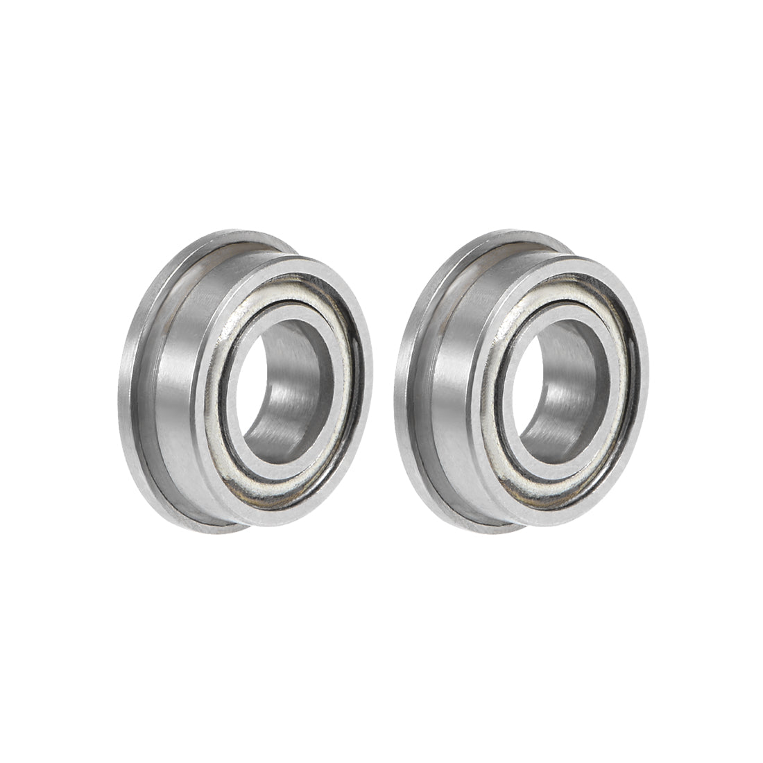 uxcell Uxcell Flange Deep Groove Ball Bearings Inch Double Shielded Chrome Steel