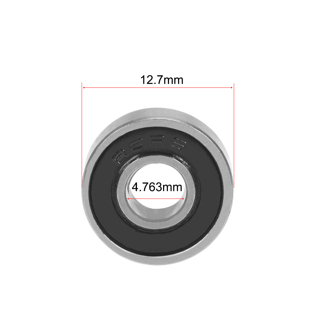 uxcell Uxcell Deep Groove Ball Bearings Double Sealed Chrome Steel P0 Z1