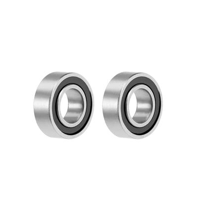 Harfington Uxcell Deep Groove Ball Bearings Double Sealed Chrome Steel P0 Z1