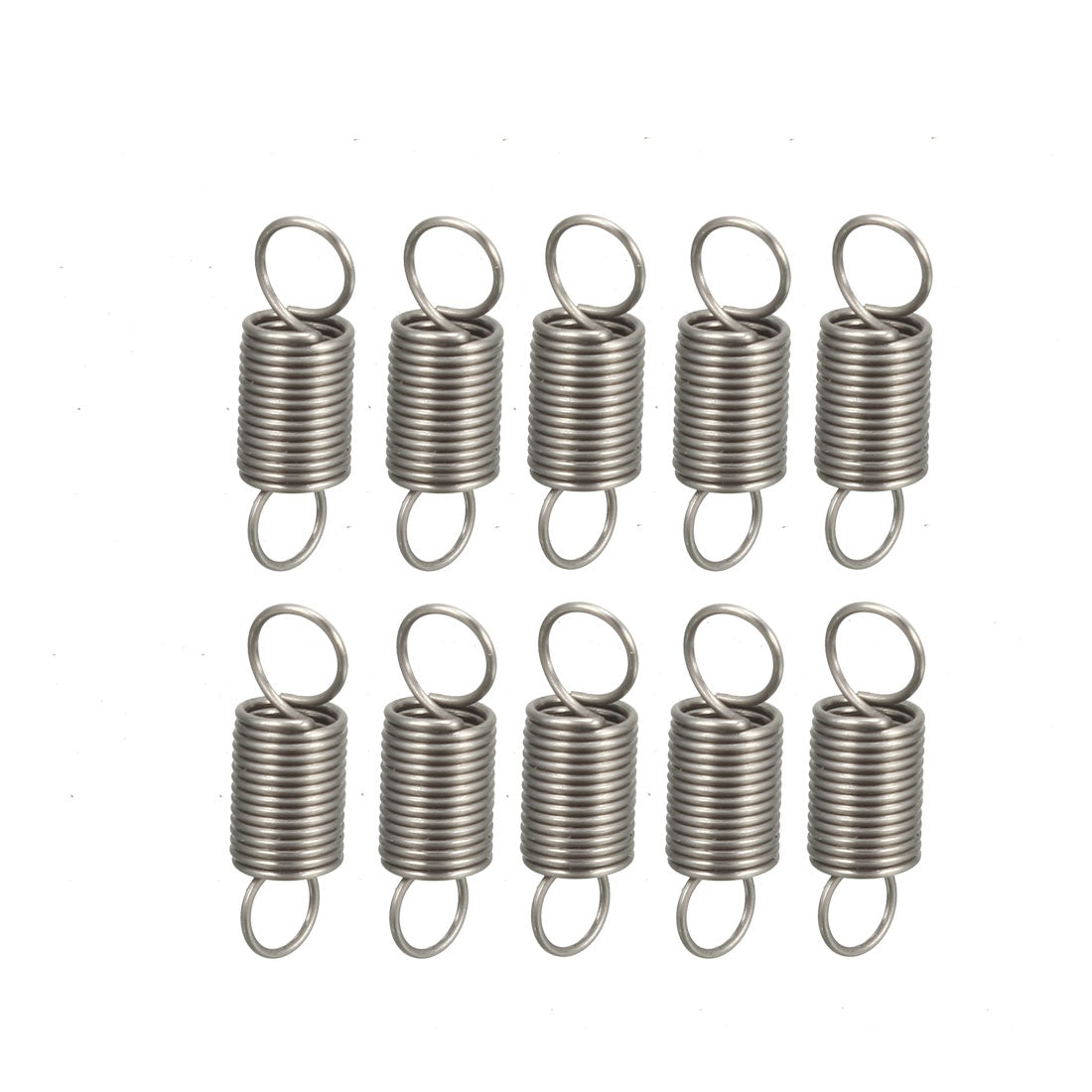 uxcell Uxcell Extended Tension Spring Wire Diameter 0.012", OD 0.12", Free Length 0.39" 10pcs