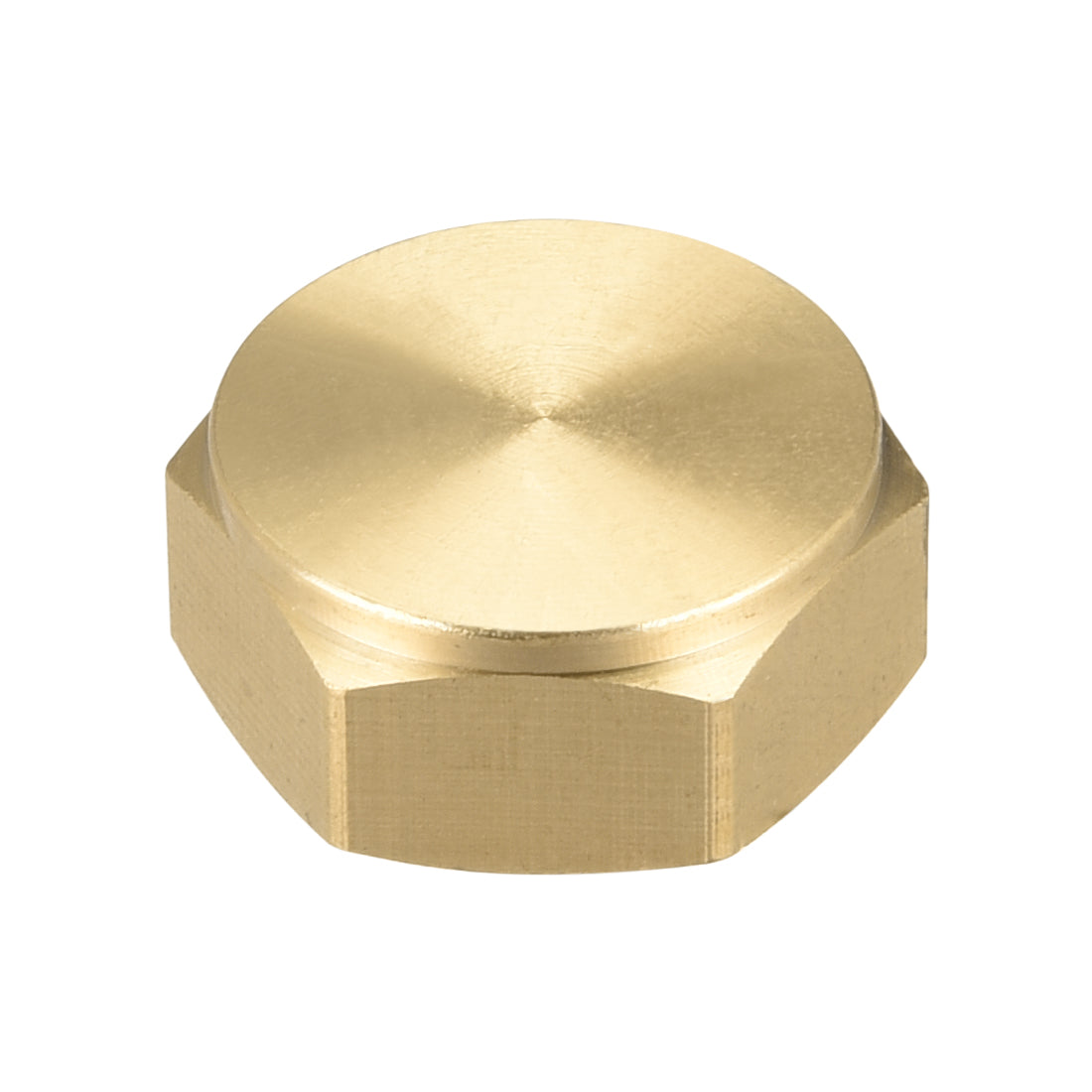 Uxcell Uxcell Brass Female Pipe Fitting Valve Cap M26x1.5 Hex Head End Plug Connector  2pcs