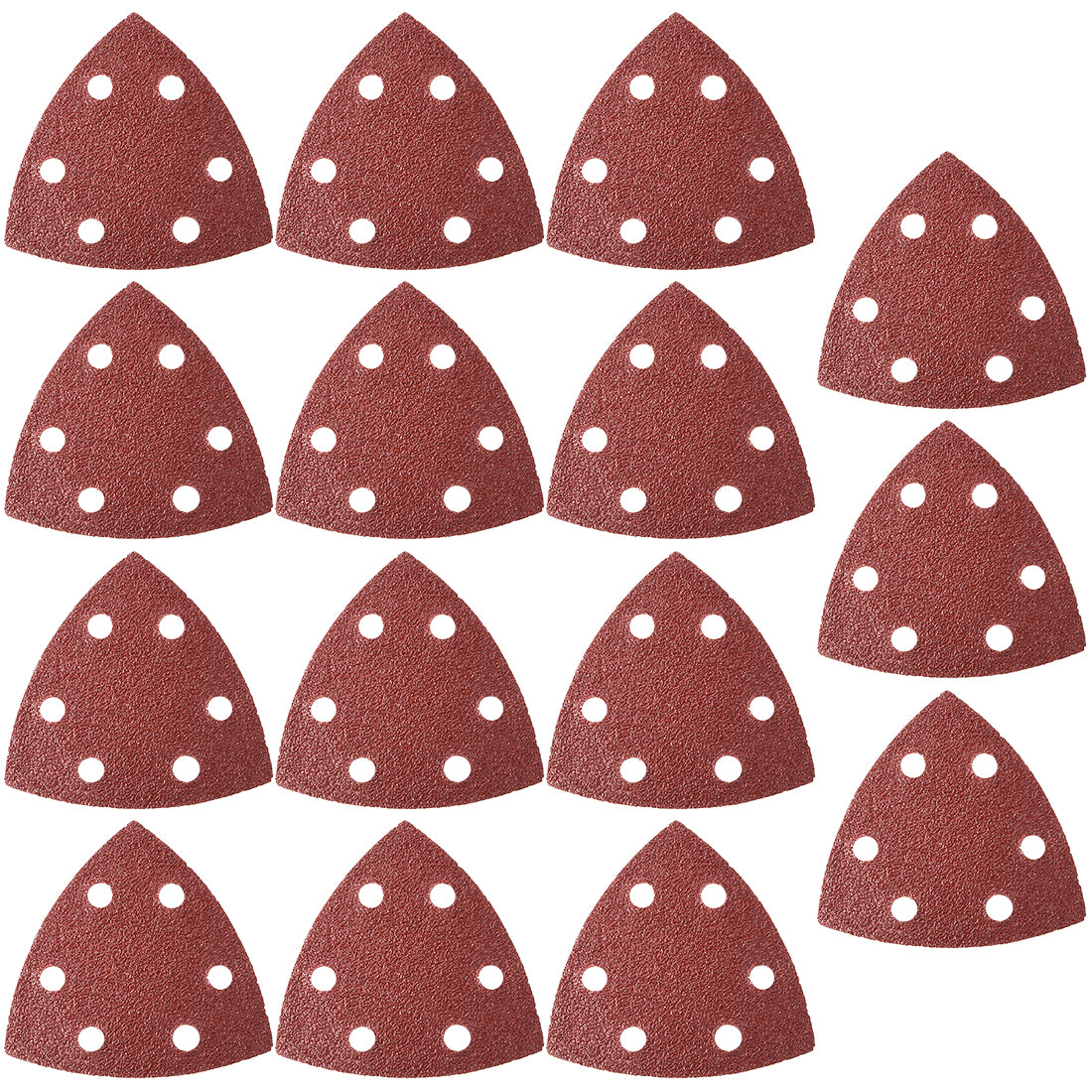 uxcell Uxcell Triangle Detail Sander Sandpaper,Sanding Paper,6 Hole 40 Grits 15pcs