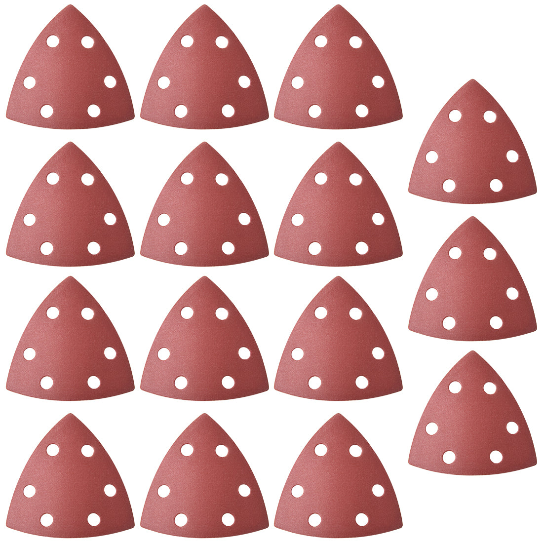 uxcell Uxcell Triangle Detail Sander Sandpaper,Sanding Paper,6 Hole 40 Grits 15pcs