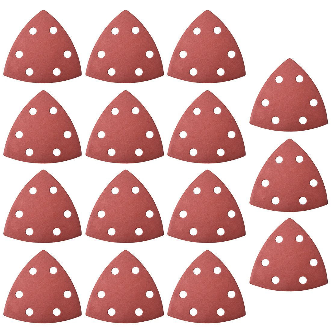 uxcell Uxcell Triangle Detail Sander Sandpaper,Sanding Paper,6 Hole 40 Grits 15pcs