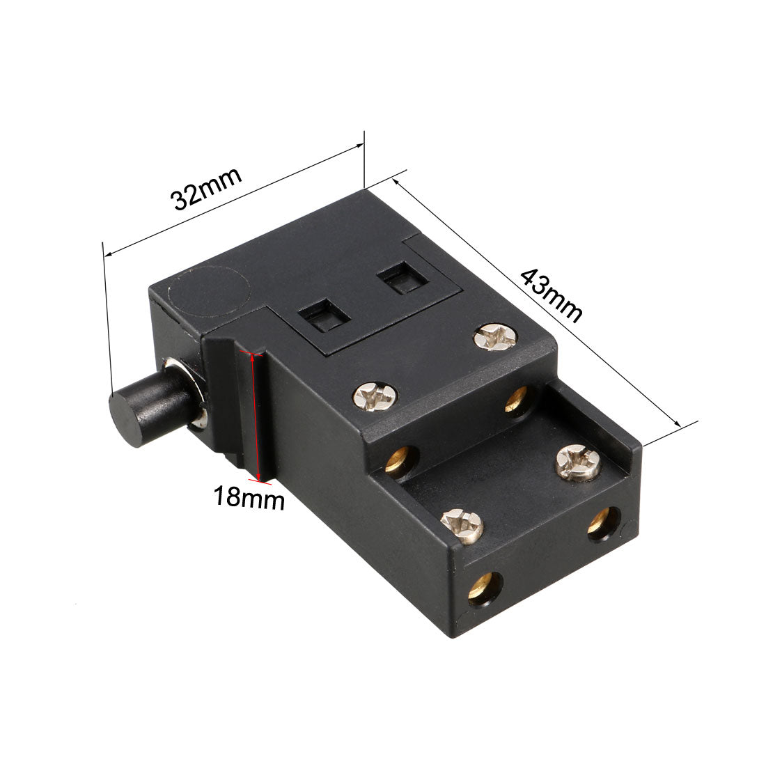 uxcell Uxcell Auslöseschalter Auslöser Elektrisch Bohrhammer 250V/6A Drehzahl-Steuerschalter