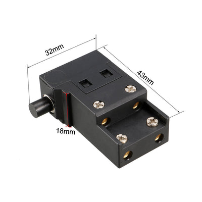 Harfington Uxcell Auslöseschalter Auslöser Elektrisch Bohrhammer 250V/6A Drehzahl-Steuerschalter