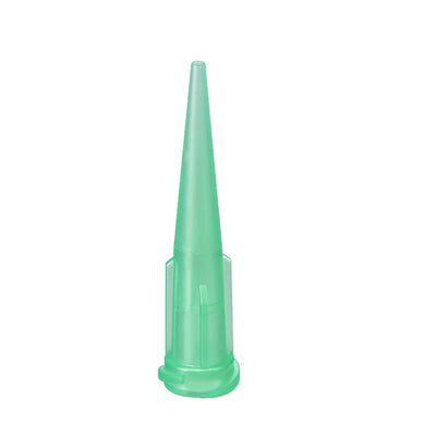 uxcell Uxcell Industrial Blunt Tip Tapered Dispensing Fill Needle 18ga X 1.26" Green 100pcs