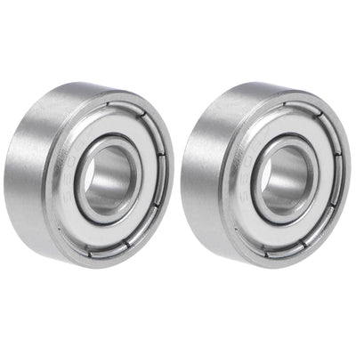 uxcell Uxcell S606ZZ Stainless Steel Ball Bearing 6x17x6mm Double Shielded 606Z Bearings 2pcs