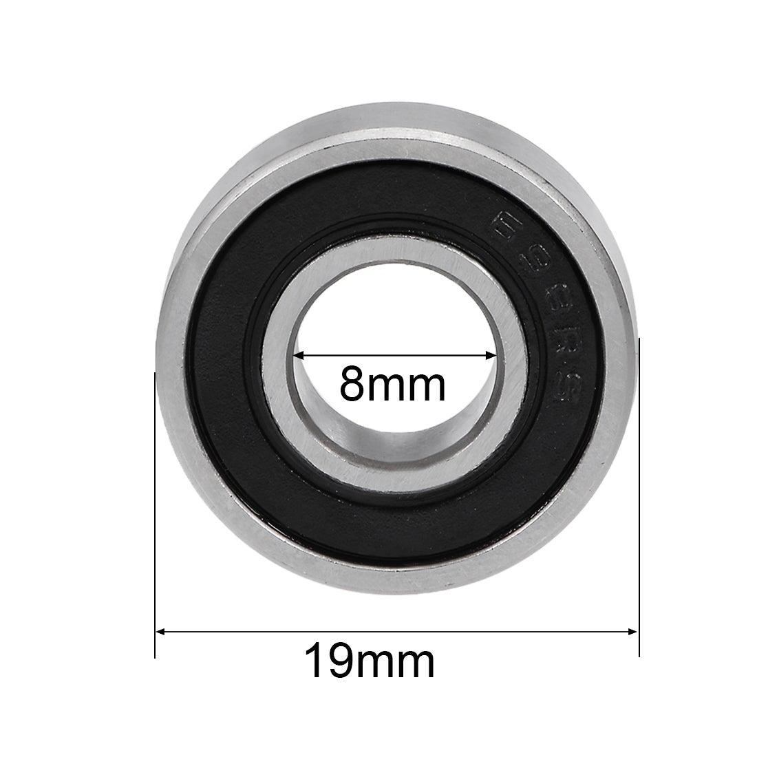 uxcell Uxcell Deep Groove Ball Bearings Metric Double Sealed Chrome Steel Z1