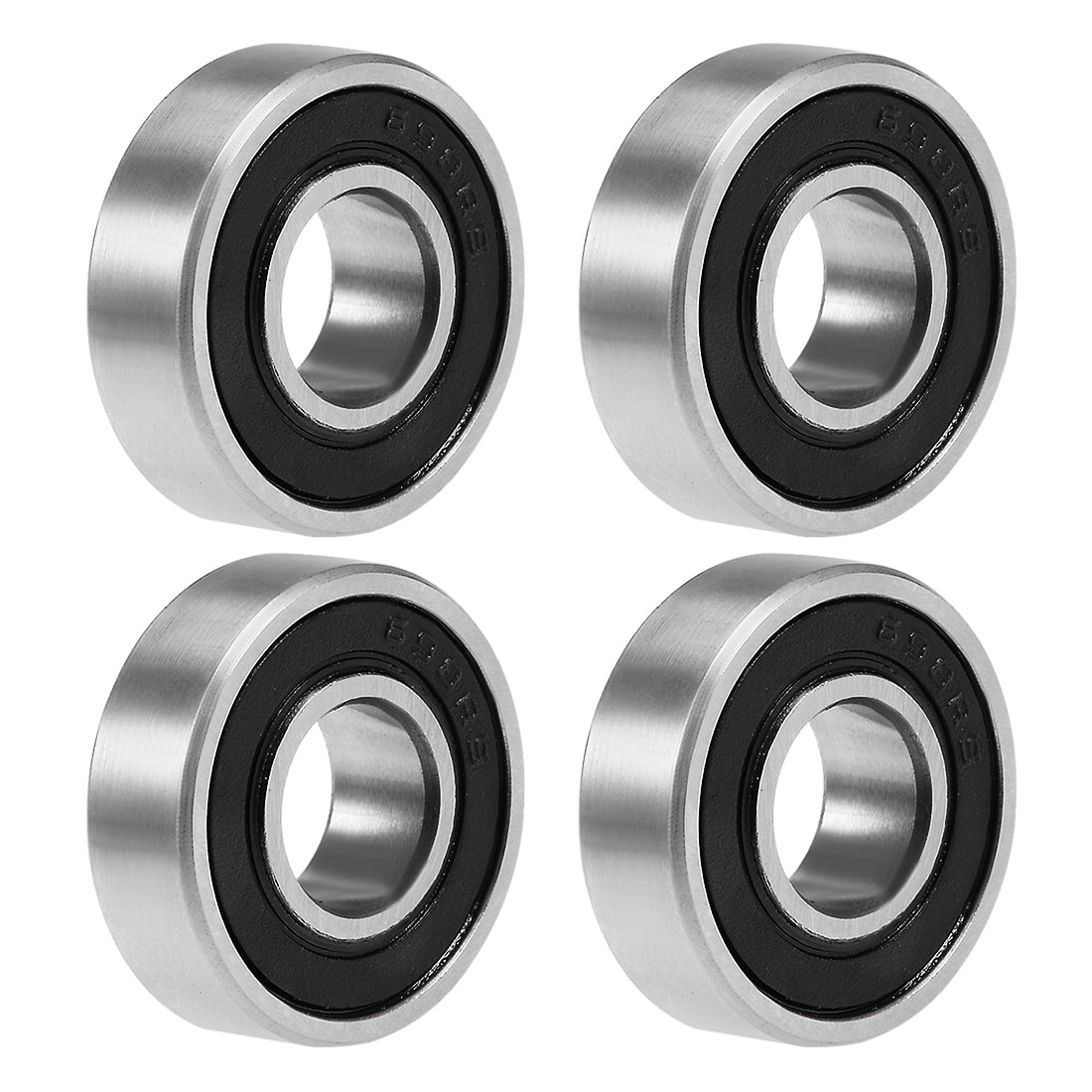 uxcell Uxcell Deep Groove Ball Bearings Metric Double Sealed Chrome Steel Z1