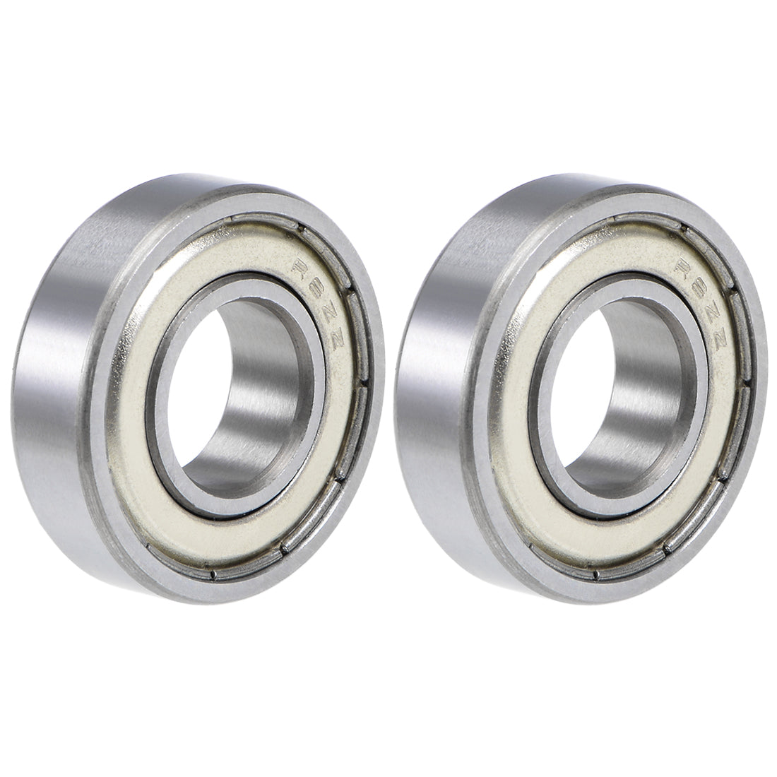 uxcell Uxcell Deep Groove Ball Bearings Z2 Double Shielded Chrome Steel Roller